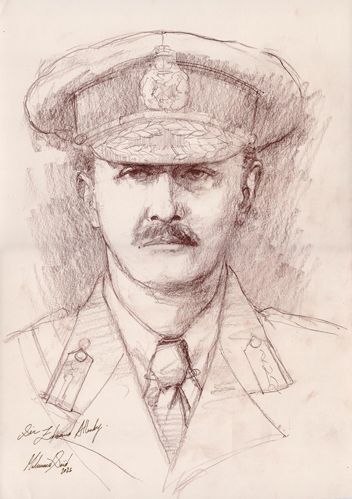 Portrait of 1st Viscount -Edmund Allenby